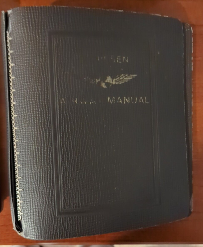 Vintage Jeppesen Airway Manual Maps Charts Leather Binders 6 Total 5 Full 1 Bare - Picture 7 of 23