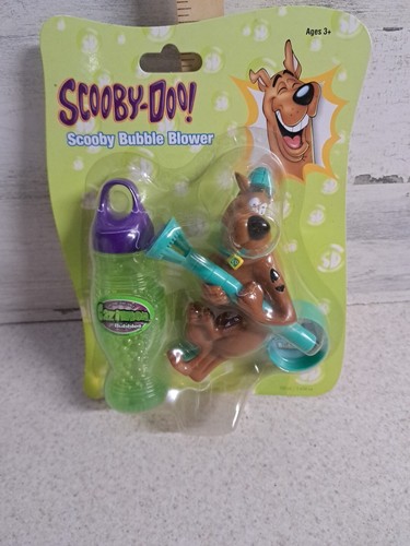 Soplador de burbujas Scooby-Doo 2004 vintage nuevo en paquete