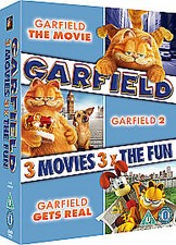 Garfield 1-3 Boxset DVD {Free P&P Tracked 24}