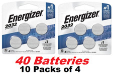 Energizer 2032 Batteries Lithium Coin Battery CR2032 CR 2032 DL2032 (40 PACK)
