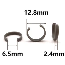 500 Set Plastic Part Washer Spacer Clip for Fuel Injector 12.8*6.5*2.4mm
