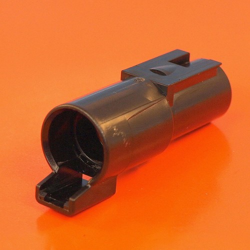 25Amp Deutsch DTHD 1 Pin Chrome Solid Connector DTHD04-1-12P DTHD06-1-12S - Picture 4 of 7