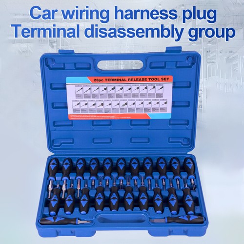 23tlg Auspinwerkzeug Entriegelungswerkzeug ISO Stecker für VW BMW Audi Seat Opel - Bild 2 von 20