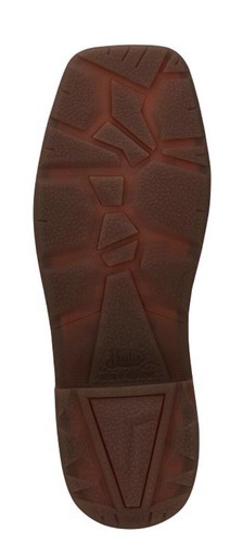 Men’s 12 D Justin CR4009 Resistor EH Ortholite Square Toe Work Boots - Picture 8 of 8
