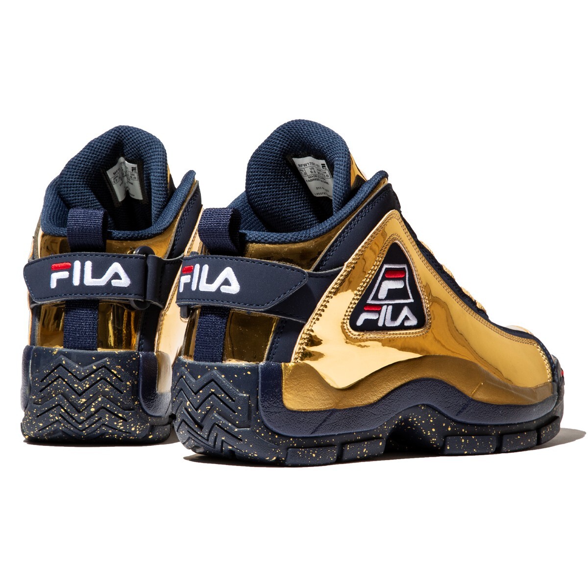 Fila running best sale shoes gold