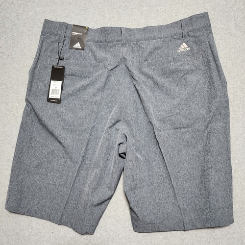 NWT Adidas Ultimate 365 Stretch Mens Golf Short 38 Blue 10" Inseam Heather Woven