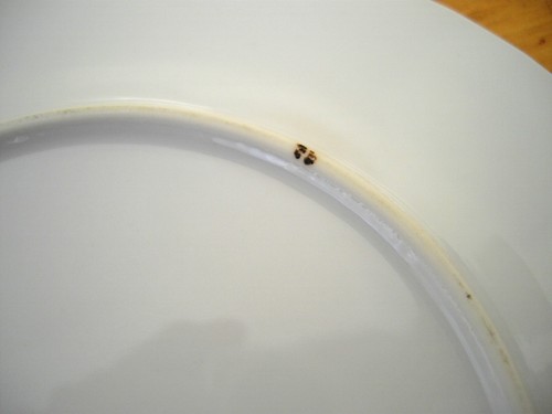 Vintage Gold Standard Fine China 7 1/2" Teller rosa Rosenknospen Japan ~ 4er Set ~ - Bild 10 von 12