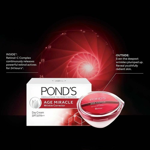 Pond's Age Miracle Wrinkle Corrector SPF 18 PA++ Day Cream (50 gm) Long Expiry| - Picture 2 of 5