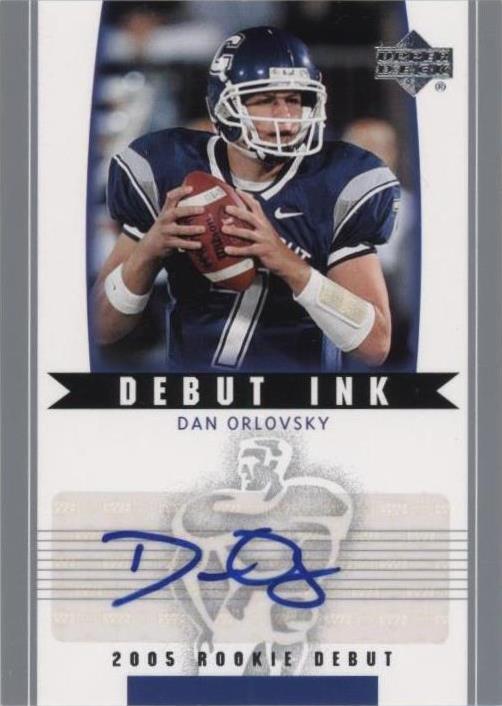 2005 Upper Deck Rookie Debut Dan Orlovsky #DI-DO - 1 of 2
