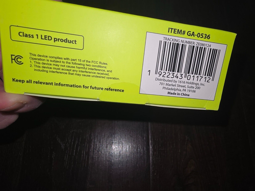 TITAN Wired LED Gaming Mouse w/4 Adjustable DPI Modes #GA-0536 PC New NIB - Picture 11 of 11