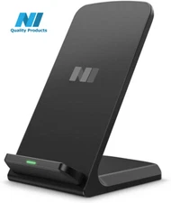 Wireless Charger, Qi Certified Wireless Charging Stand Compatible iPhone Samsung