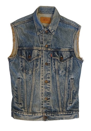 Vintage 70's LEVI's Type III 71506-0216 Denim Trucker Vest 36L - Picture 1 of 5
