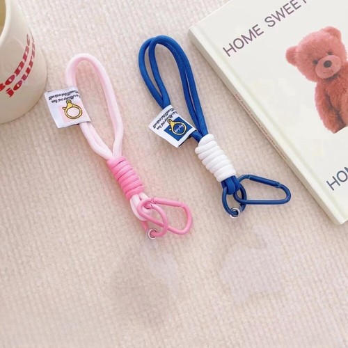 Colored Mobile Phone Lanyard Woven Wrist Strap Keycord Hanging Mobile Phone - Photo 7 sur 25