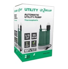 Zoeller 4012675 0.3 HP 2400 GPH Thermoplastic Electronic Switch Bottom AC Submer