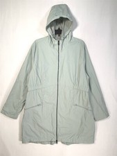 Kirkland Lightweight Windbreaker Jacket Womens X-large Hooded Full Zip Green
