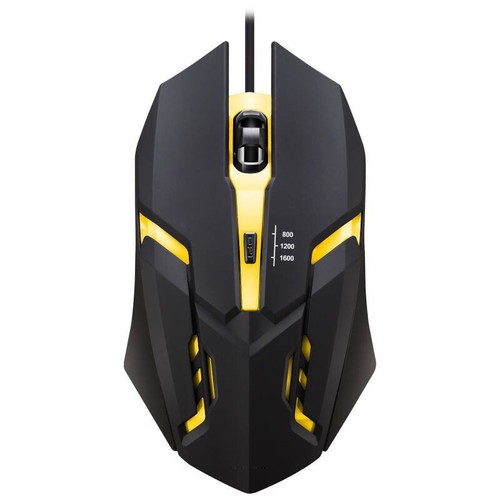 1pc 1600DPI 4Keys Sport LED Luminous Backlit Wired Gaming Mouse Wired For Of _ga - Picture 12 of 14