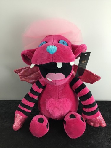 Monsterchen,Masked Singer,Kinder,Plüschfigur,Plüschtier,pink,klein,Schlenker - Bild 3 von 12