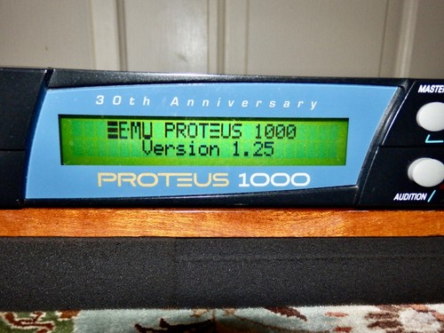 E-MU EMU Ensoniq Proteus 1000 ~ tested working 100% ~w/COMPSER AND PHATT ROMS A+