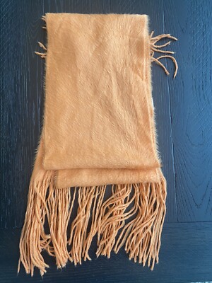 bebe Orange Acrylic Scarf