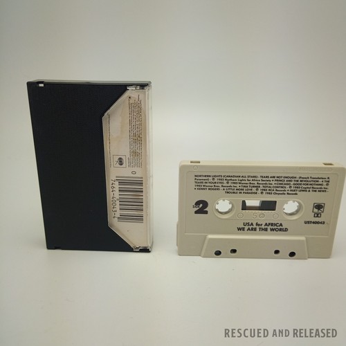 We Are The World USA for Africa Cassette Tape 1985 Chicago Springsteen Turner - Picture 3 of 6