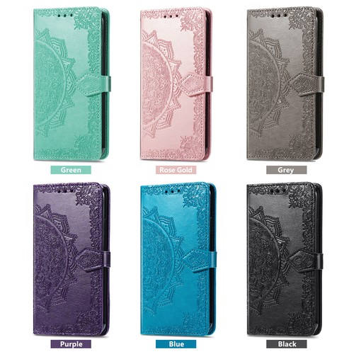 For iPhone 16e 2025/16 Pro Max/16+/15 Embossed Card Slot Stand Strap Wallet Case - Picture 9 of 34