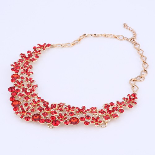 Conjunto de joyería de regalo de boda para mujer con flores de cristal - Imagen 38 de 106