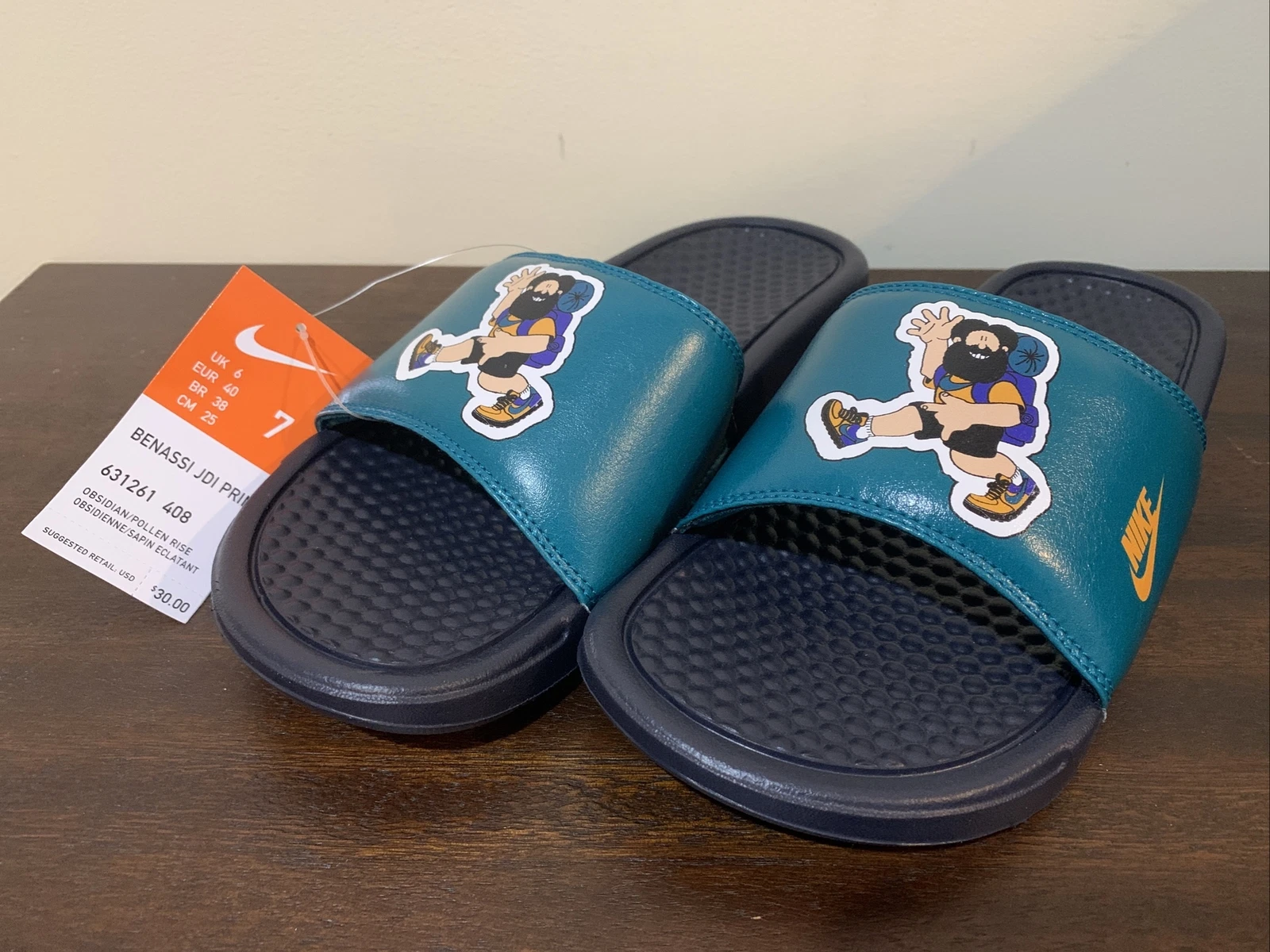 Nike Benassi JDI Print ACG Uomo 7 Donna 8 5 Abete Ossidiana 631261 408