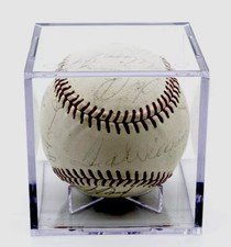 SIGNED 1970 SENATORS TEAM BASEBALL W/23 SIGNATURES-FOX W/LOA PSA DNA AUTO AUTH