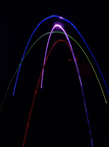 Water Fountain with LEDs and jumping jets - Picture 14 of 14