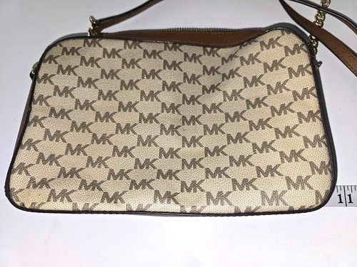 Michael Kors Umhängetasche Handtasche Umhängetasche beige und braun - Bild 6 von 7