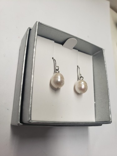 Honora PINK PEARL DROP EARRINGS - Picture 3 of 4