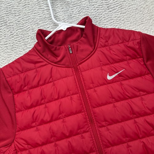 Nike Running Therma-Fit Jacket Women's Size XL Red Synthetic Fill DD6061 - Picture 2 of 12