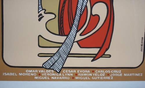 BEAUTY OF ALHAMBRA Cuban Silkscreen Art Movie Poster by Cuba Artist JULIO ELOY - Picture 3 of 5