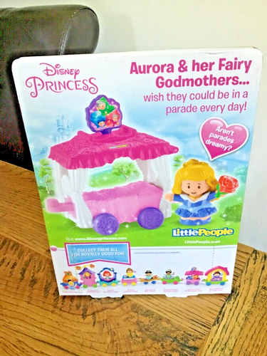 Fisher Price LITTLE PEOPLE Disney Princess Parade AURORA Fee Patinnen Spielzeug - Bild 2 von 3
