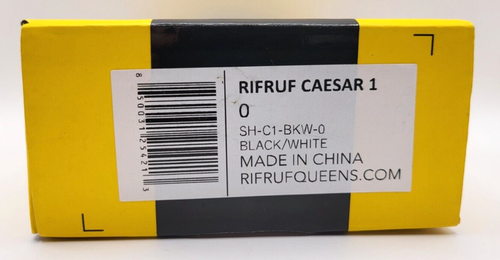 RifRuf CAESAR 1 Dog Shoes BLACK/WHITE Size 0 - Black Sneakers w/ White **NEW** - Picture 7 of 14