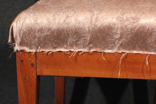 Silla Biedermeier haya cerezo ebonizado #2488 - Imagen 5 de 12