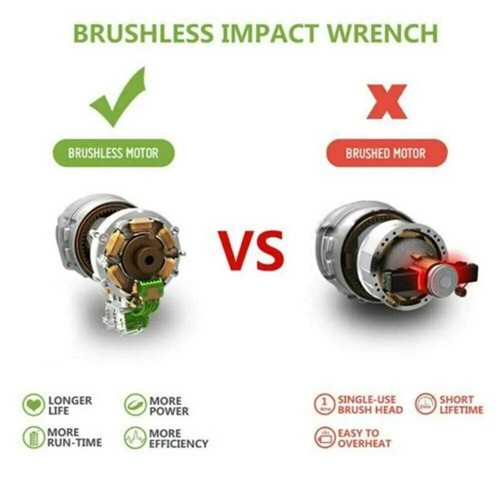 Avvitatore a percussione elettrico brushless senza fili batteria Milwaukee M18 18V 1/2" per Milwaukee M18 - Foto 4 di 14