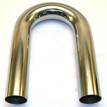 1.5" (38mm) Stainless steel extra thick pipe 180 degree 2' (61cm) section - Bild 1 von 1