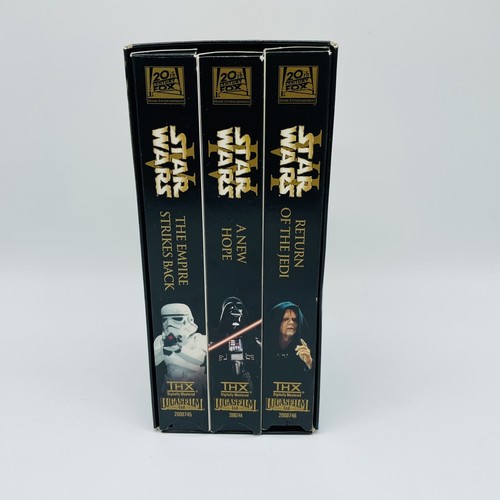Star Wars VHS Trilogy 2000 VHS Boxed Set 20th Century Fox - Picture 2 of 8