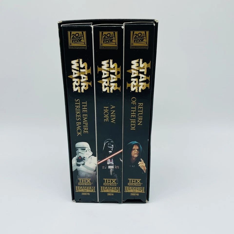 Star Wars VHS Trilogy 2000  VHS Boxed Set 20th Century Fox  - Image 2 of 4