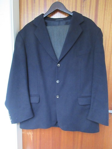 Chaqueta de traje negro para hombre 44S y pantalones de carbón 34R - principios + cinturón y corbata - Imagen 2 de 11