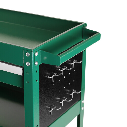 3 Tier Rolling Tool Cart w/ Wheels Service Utility Storage Organizer - Picture 24 of 38