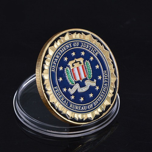 FBI Medal American Washington DC Federal Bureau of Investigation Challenge Coin - Picture 2 of 8