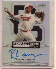 REGGIE LAWSON 2015 LEAF METAL DRAFT BASEBALL PERFECT GAME SILVER AUTO