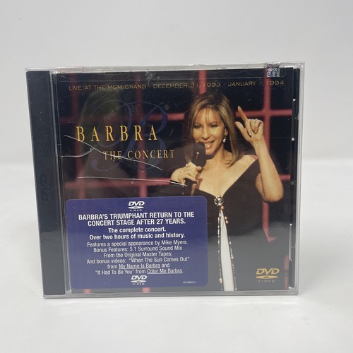 Barbra Streisand - The Concert: Live At The MGM Grand (DVD, 2004) Sealed Crack - Picture 1 of 4