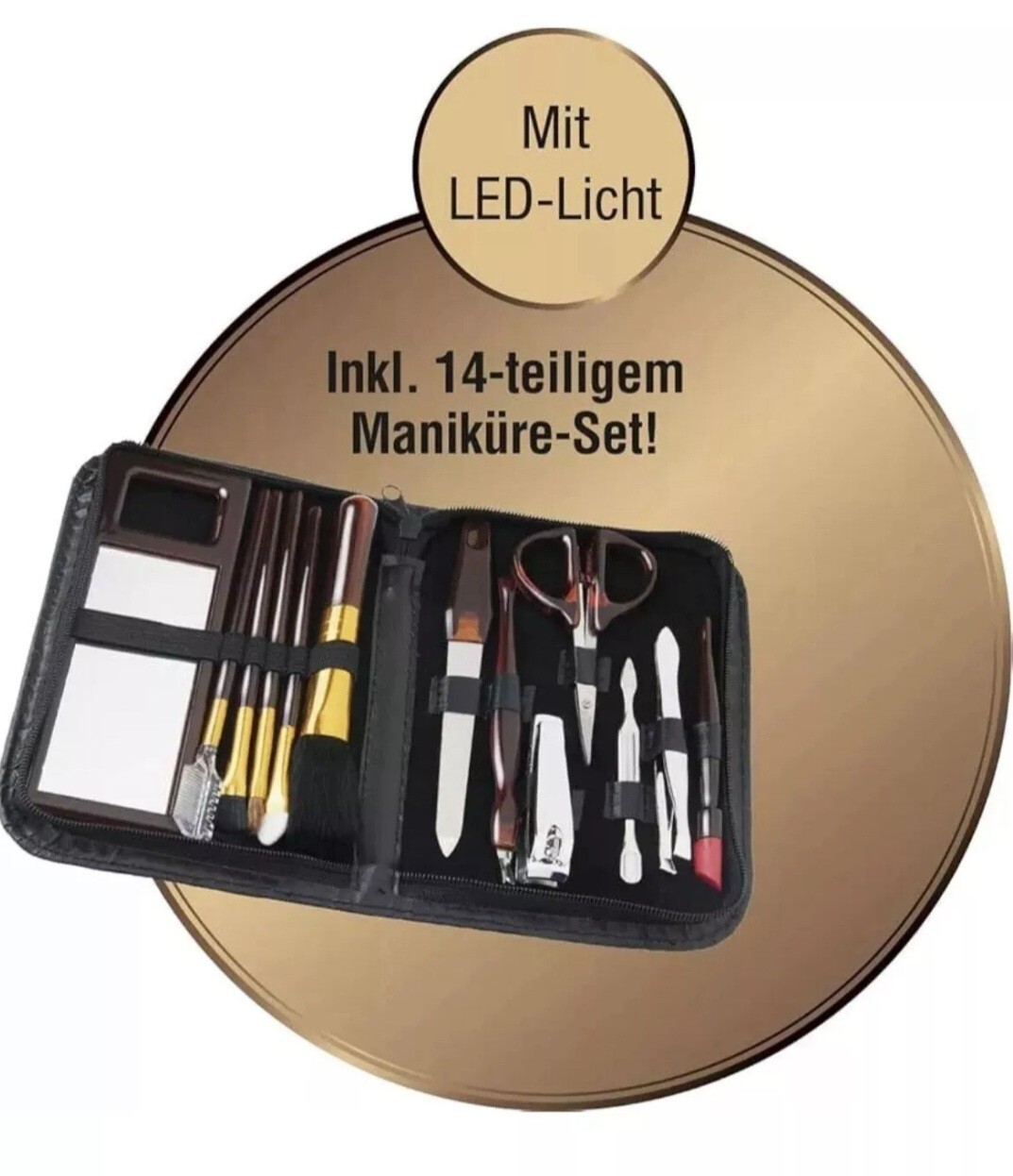 RelaxVital Beauty Epilierer inkl. 14-teiligem Maniküre Set