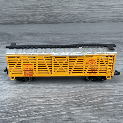 N Scale Model Power Stock Car Union Pacific Railroad 294739 Train Car
