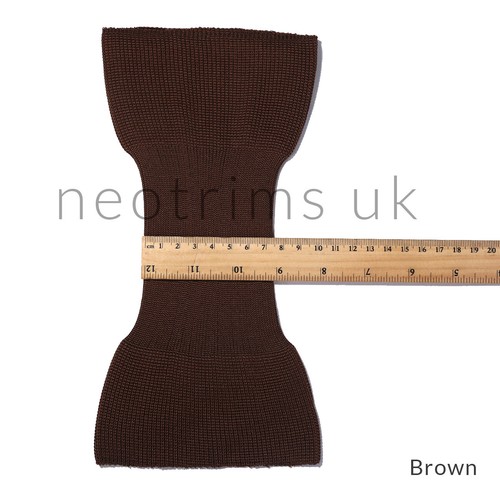 Rib Knit Cuff Fabric 1 Pair Ribbing Replacement Cuffing Seamless Jacket Bombers - Picture 28 of 53