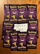 Pokemon TCG Halloween Trick or Trade Booster Bundle Lot Of 10 Packs Ships Asap!