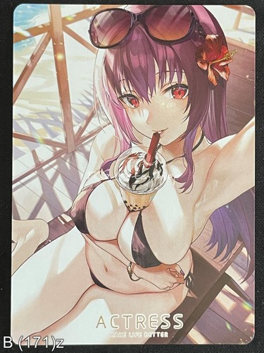 🔥 B 171 Scathach FATE Anime Waifu ACG Spicy Card - Imagen 2 de 2
